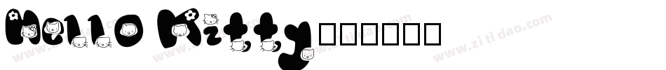 Hello Kitty字体转换